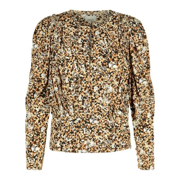Isabel Marant 'Zagra' Beige Silk Blouse Women